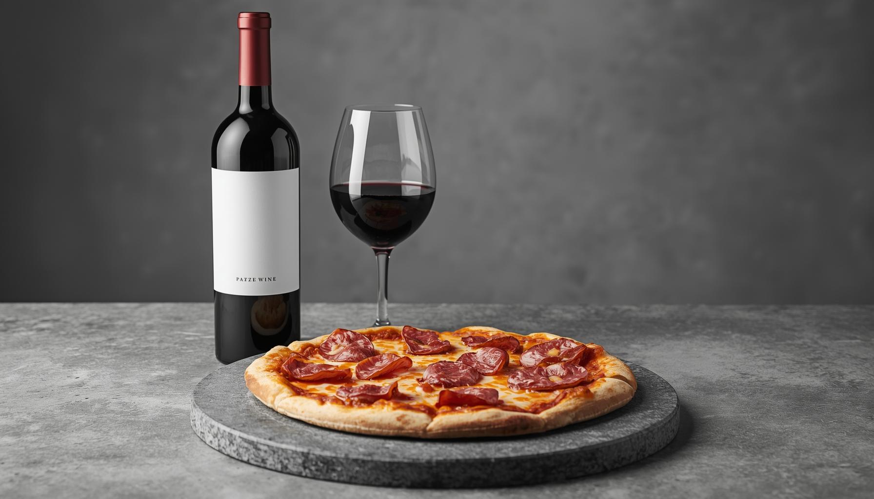 Jak dobrać wino do pizzy z mięsem